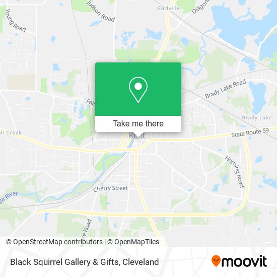 Black Squirrel Gallery & Gifts map