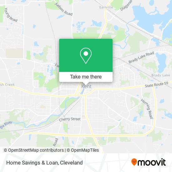 Mapa de Home Savings & Loan