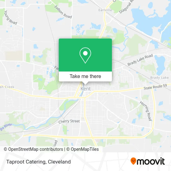 Taproot Catering map