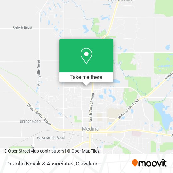 Dr John Novak & Associates map