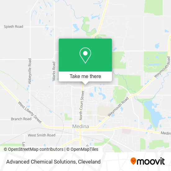 Advanced Chemical Solutions map