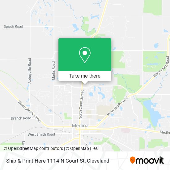 Ship & Print Here 1114 N Court St map