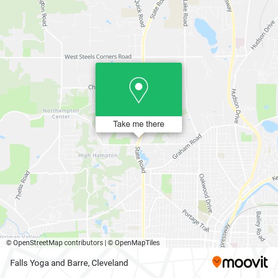 Falls Yoga and Barre map