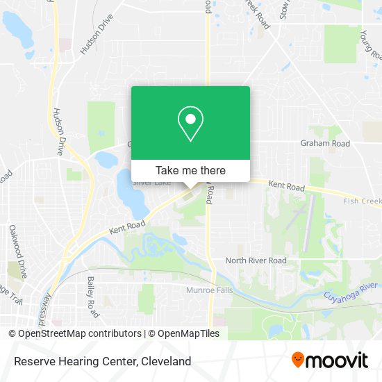Reserve Hearing Center map