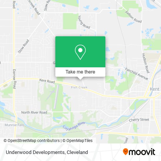 Underwood Developments map