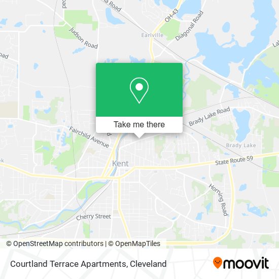 Mapa de Courtland Terrace Apartments