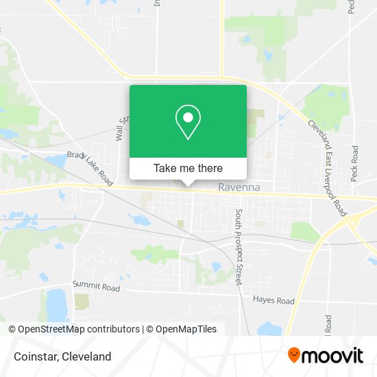 Mapa de Coinstar