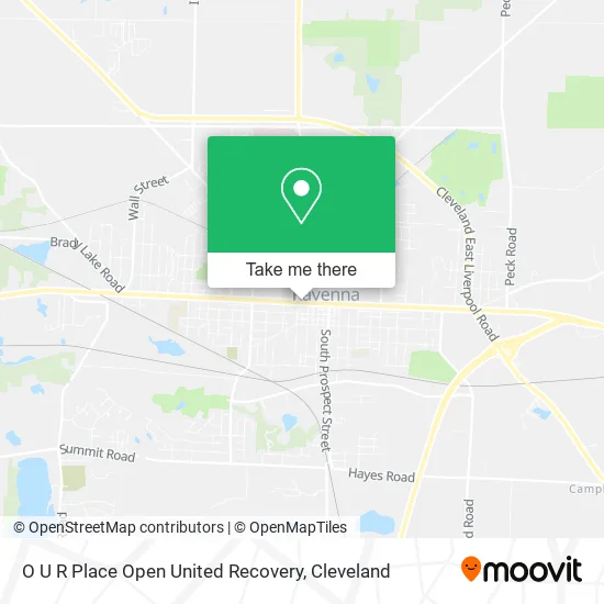 O U R Place Open United Recovery map