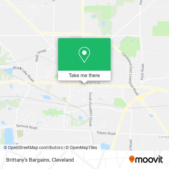 Brittany's Bargains map