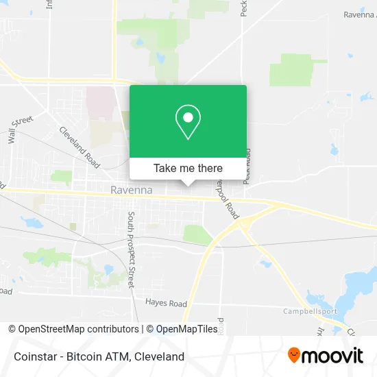 Coinstar - Bitcoin ATM map