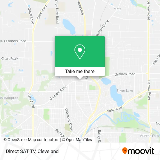 Direct SAT TV map
