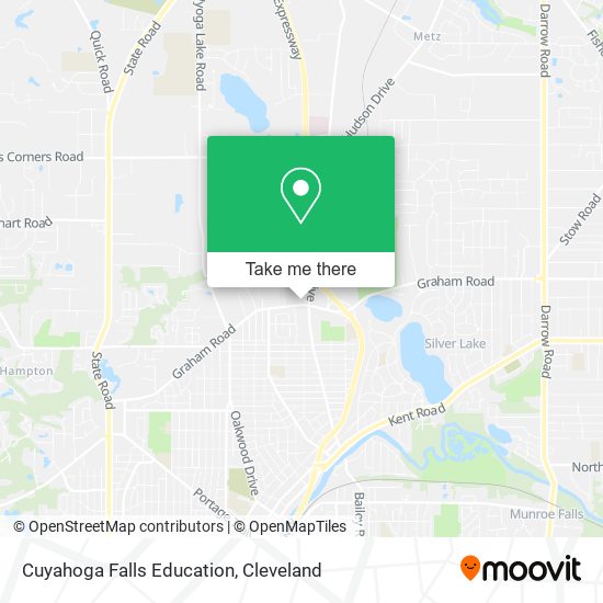 Cuyahoga Falls Education map