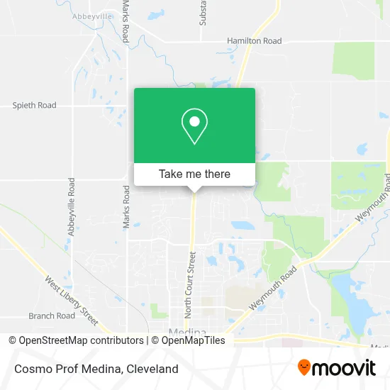 Cosmo Prof Medina map