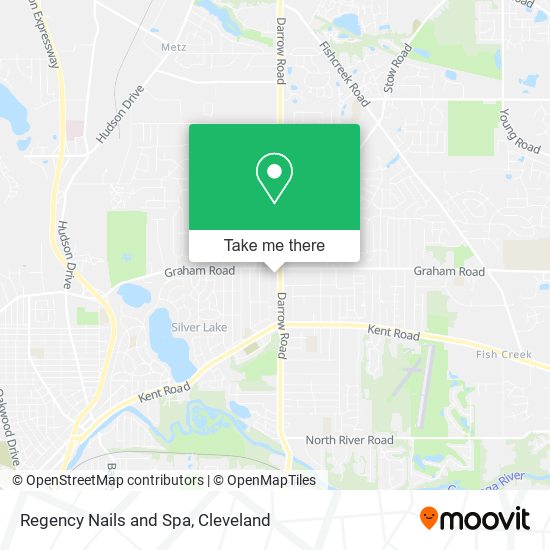 Regency Nails and Spa map