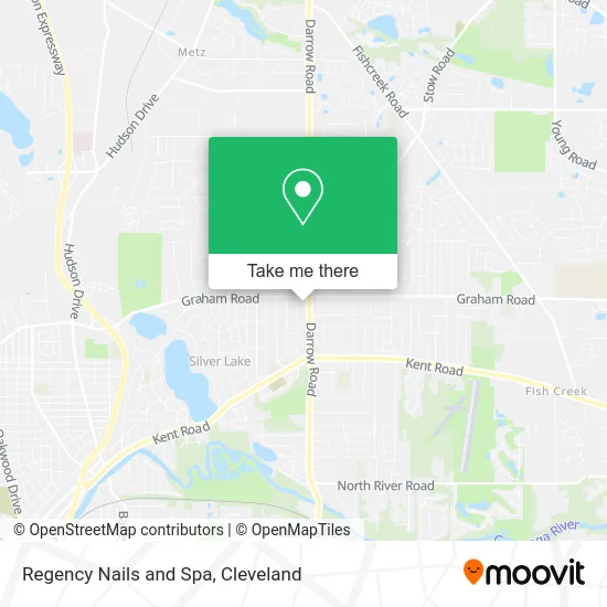 Regency Nails and Spa map