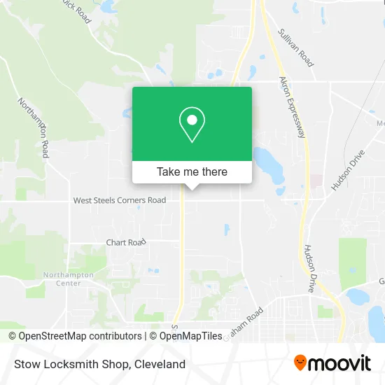 Stow Locksmith Shop map