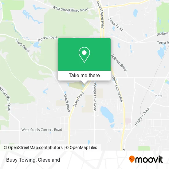 Busy Towing map