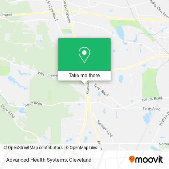 Advanced Health Systems map