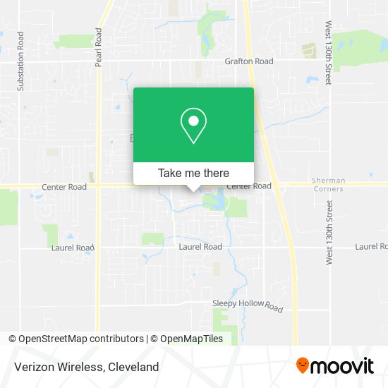 Mapa de Verizon Wireless