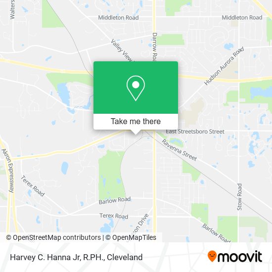 Mapa de Harvey C. Hanna Jr, R.PH.
