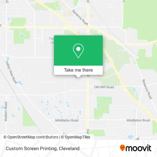 Mapa de Custom Screen Printing