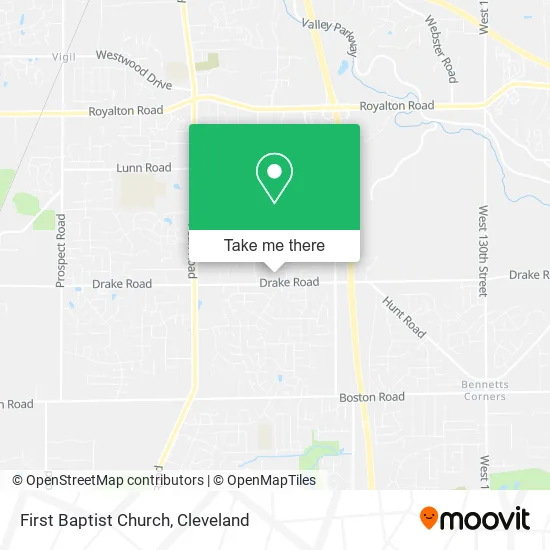 First Baptist Church map