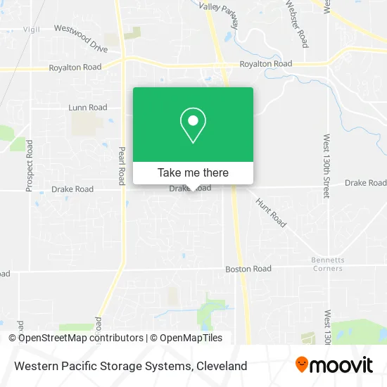 Western Pacific Storage Systems map