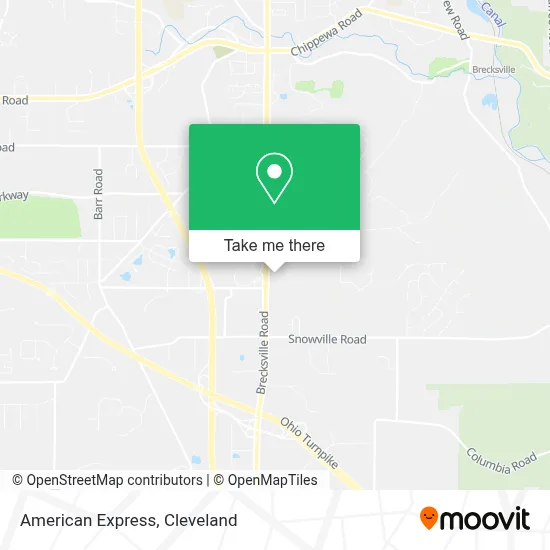 American Express map