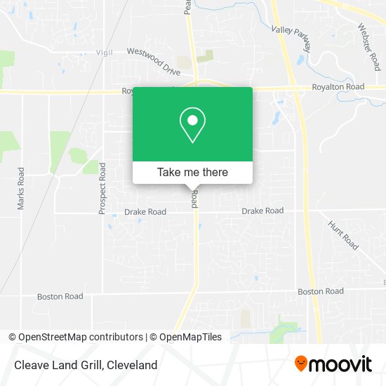 Cleave Land Grill map