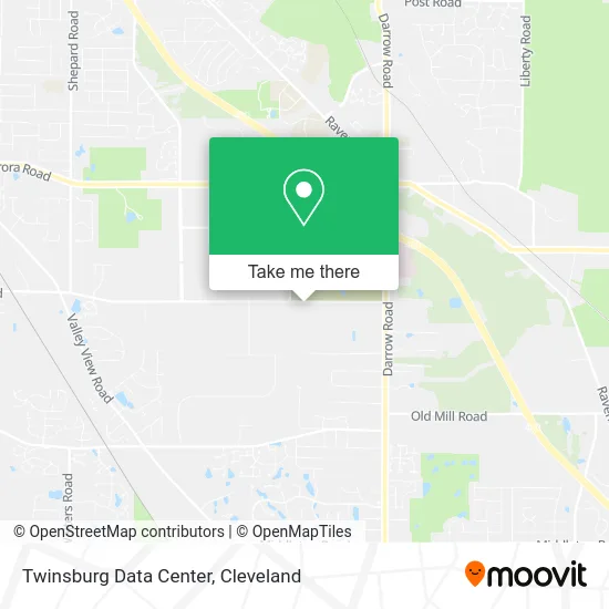 Twinsburg Data Center map