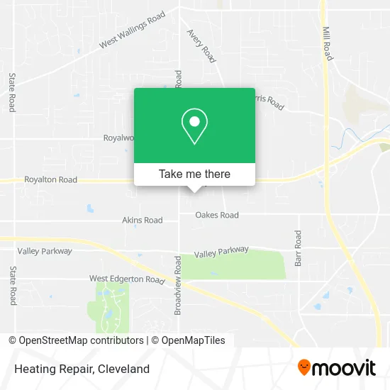 Heating Repair map