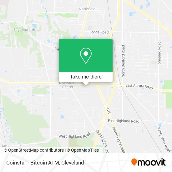 Mapa de Coinstar - Bitcoin ATM