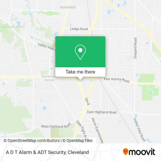 Mapa de A D T Alarm & ADT Security