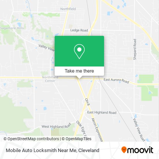Mapa de Mobile Auto Locksmith Near Me