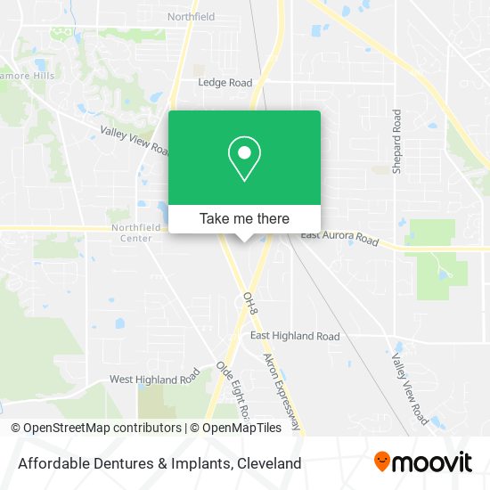 Mapa de Affordable Dentures & Implants