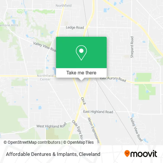 Mapa de Affordable Dentures & Implants