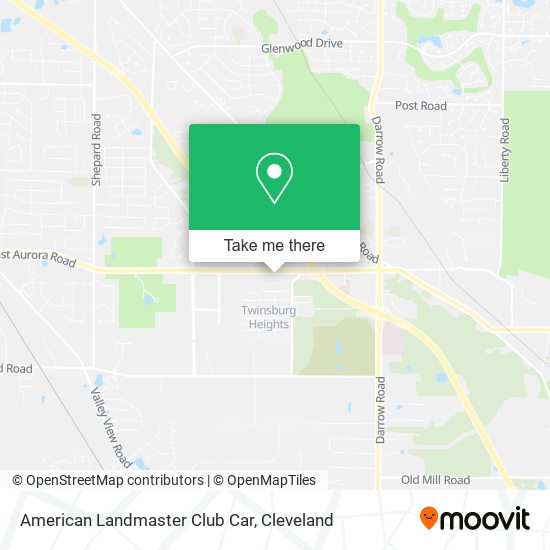 Mapa de American Landmaster Club Car