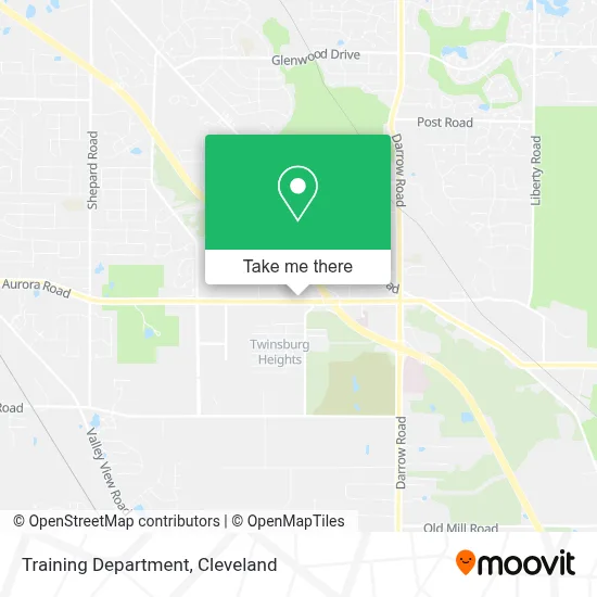 Training Department map