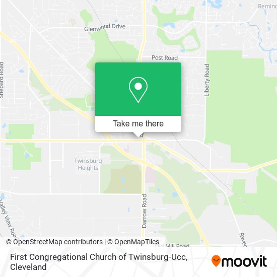 Mapa de First Congregational Church of Twinsburg-Ucc