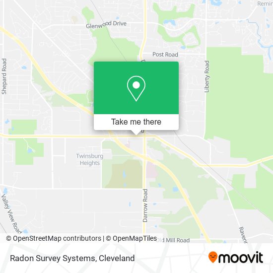 Radon Survey Systems map