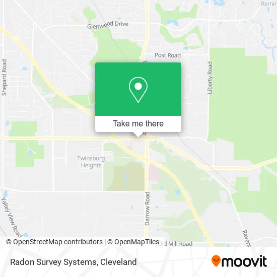 Radon Survey Systems map