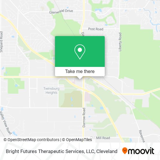 Mapa de Bright Futures Therapeutic Services, LLC