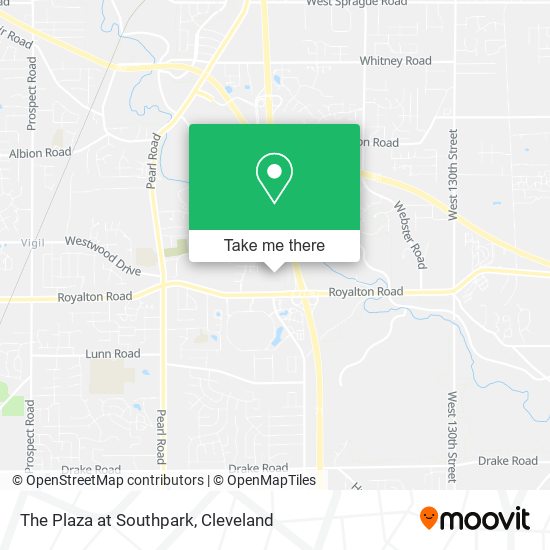The Plaza at Southpark map