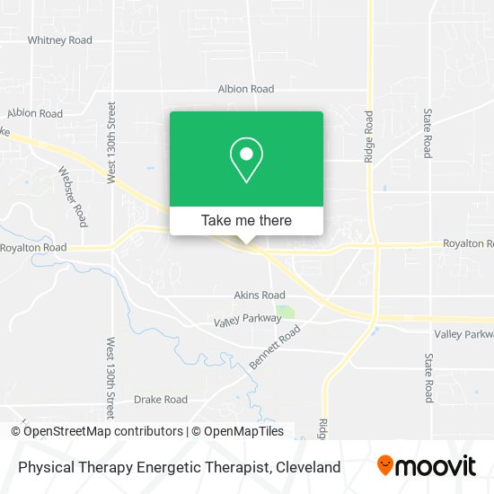 Physical Therapy Energetic Therapist map