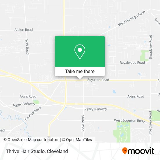 Thrive Hair Studio map