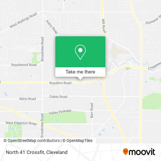 North 41 Crossfit map