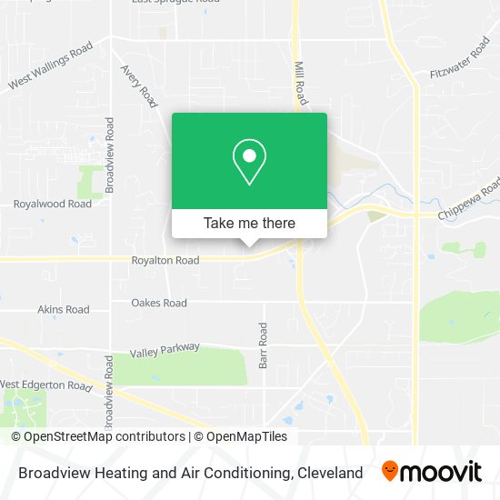 Mapa de Broadview Heating and Air Conditioning