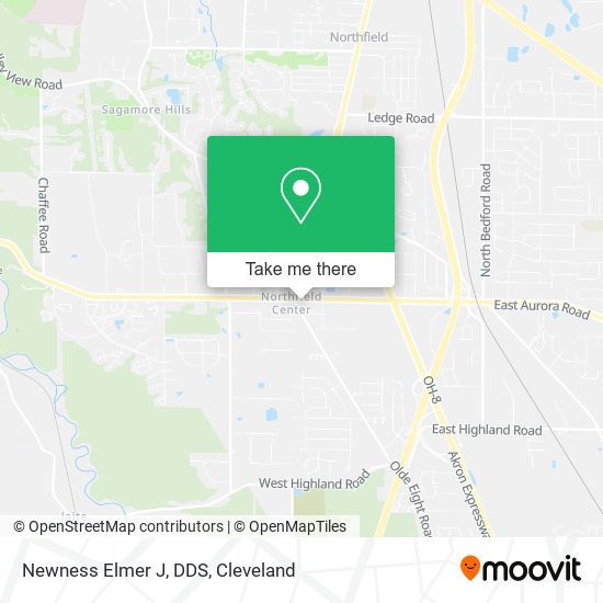 Mapa de Newness Elmer J, DDS