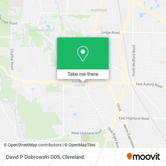 David P Dobrowski DDS map