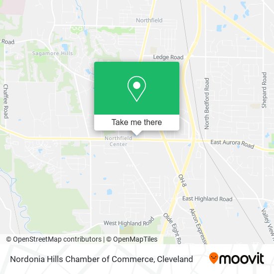 Nordonia Hills Chamber of Commerce map